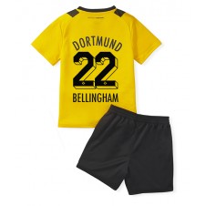 Borussia Dortmund Jude Bellingham #22 Hjemmedraktsett Barn 2022-23 Kortermet (+ korte bukser)